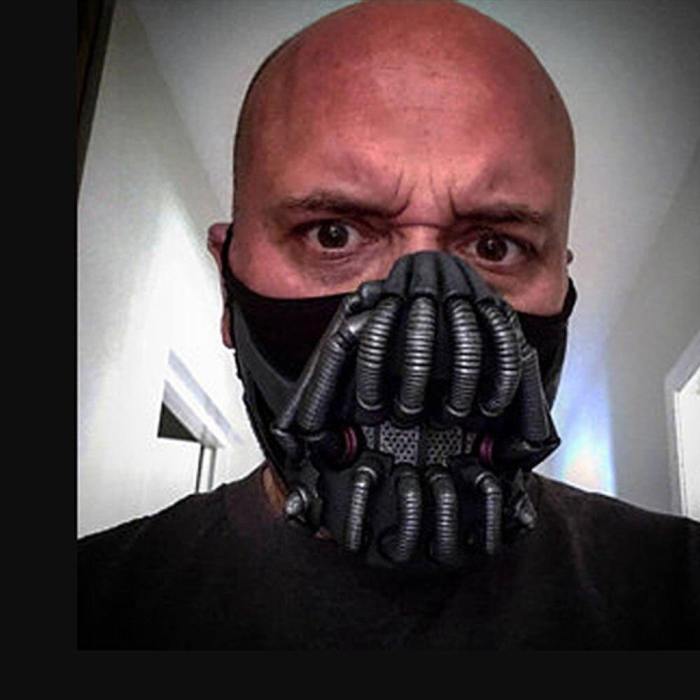 Batman The Dark Knight Bane Latex Mask Cosplay Helmet Halloween Props