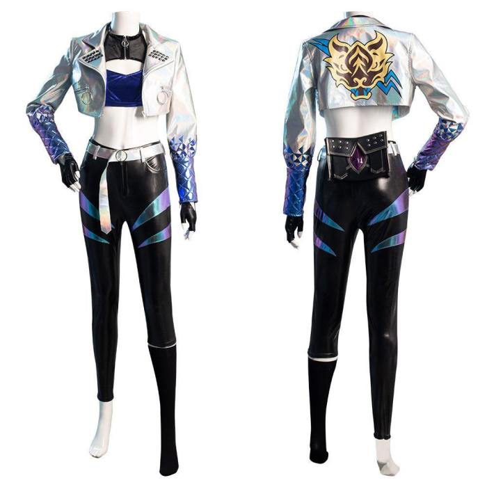 League Of Legends Lol Kda Akali The Rogue Assassin Outfit Halloween Carnival Suit Cosplay Costume