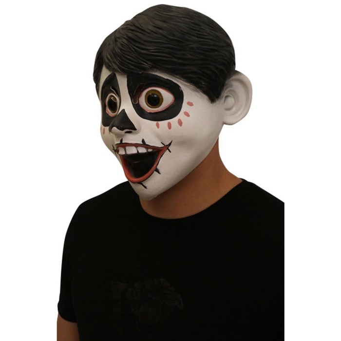 Movie Coco Miguel Mask Boys Skeleten Halloween Mask Latex