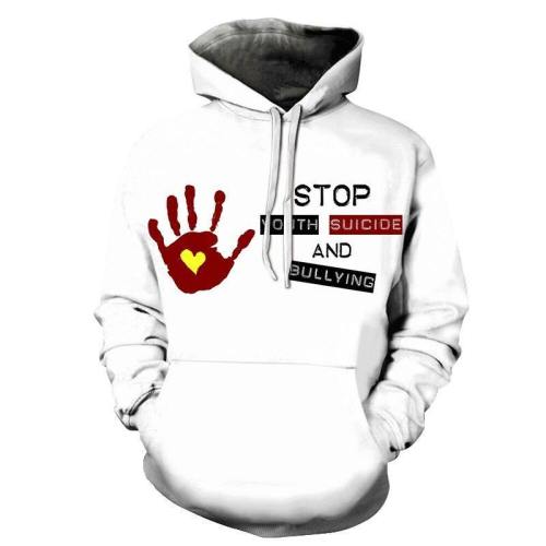 Stop Bullying Awareness 3D - Sweatshirt, Hoodie, Pullover
