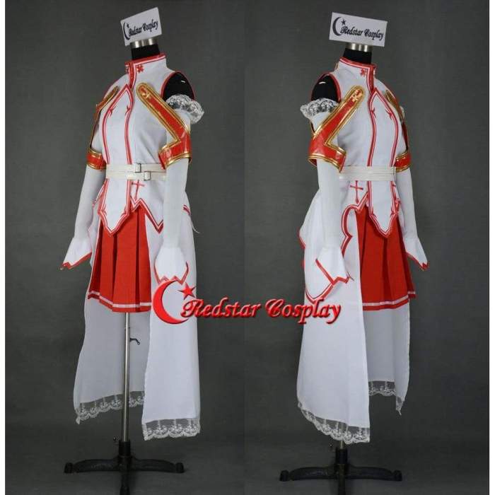 Sword Art Online Cosplay Asuna Yuuki Cosplay Costume Custom In Any Size
