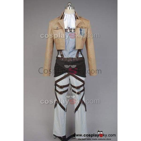 Attack On Titan Shingeki No Kyojin Scouting Legion Rivaille With Cape Cosplay Costume