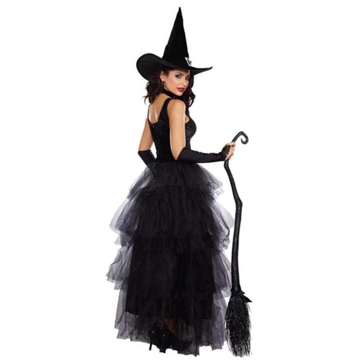 Halloween Sexy Witch Costumes Adult Women Queen Carnival Party Cosplay Fancy Dress