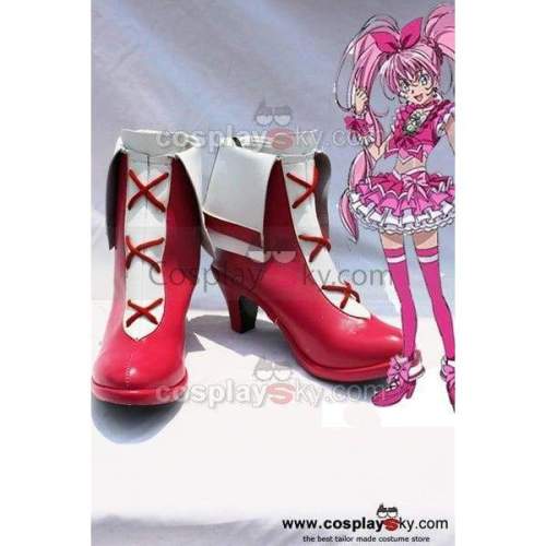 Smile Precure! Pretty Cure Cure Melody Cosplay Boots Shoes