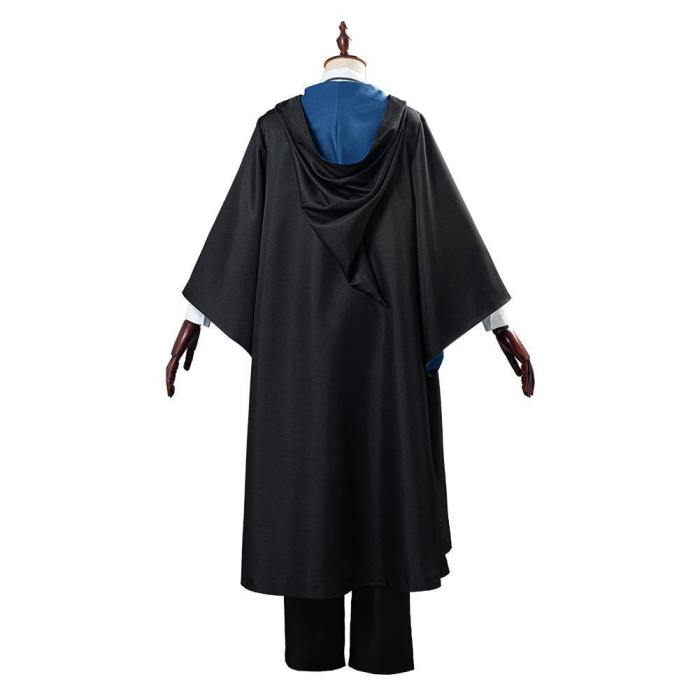 Harry Potter School Uniform Ravenclaw Robe Cloak Outfit Halloween Carnival Costumes For Men Cosplay Costume