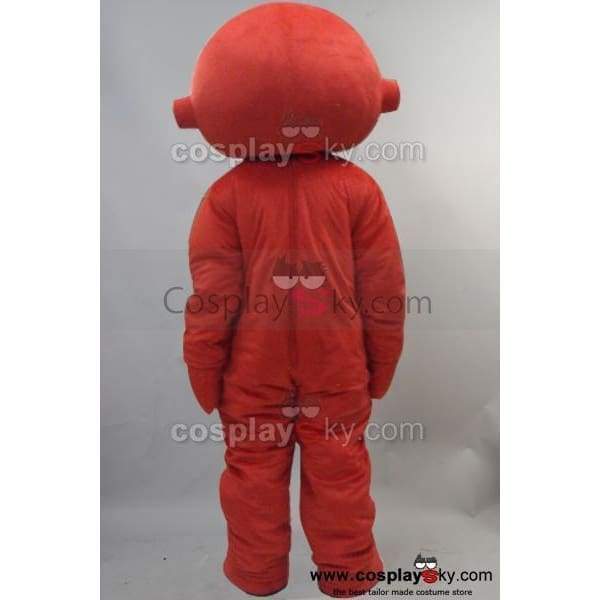 Red Teletubby Po Mascot Cosplay Costume Adult Size