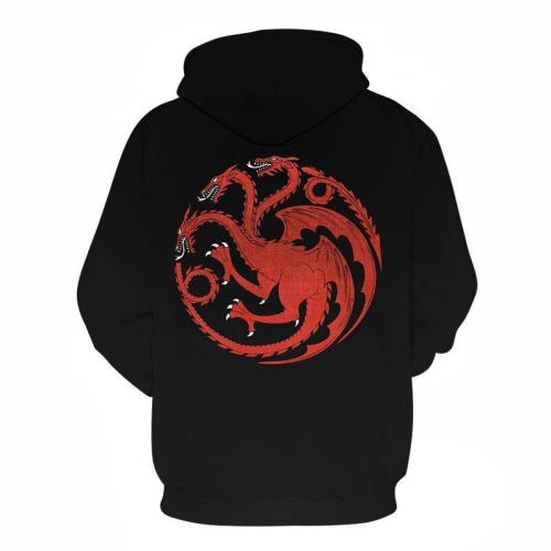Got Inspired-The Red Dragon - 3D Hoodie Sweatshirt Pullover