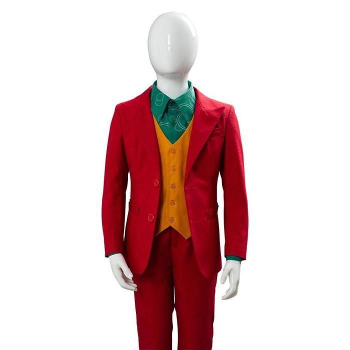 Joker Origin Romeo Joaquin Phoenix Arthur Fleck Suit Cosplay Costume For Kids