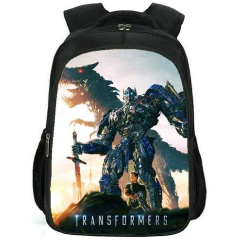 Cool Cartoon Transformers School Backpack