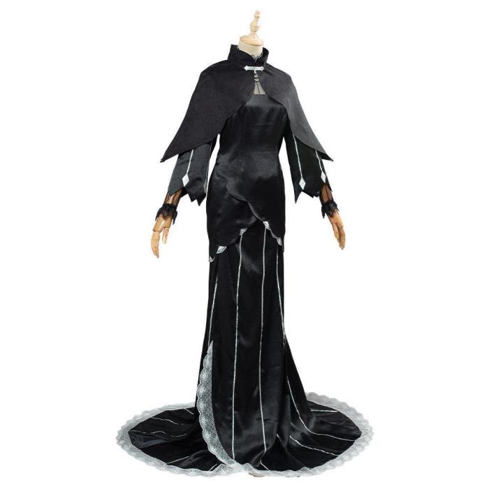 Re:Life In A Different World From Zero Echidna/Ekidona Black Dress Outfit Halloween Carnival Costume Cosplay Costume