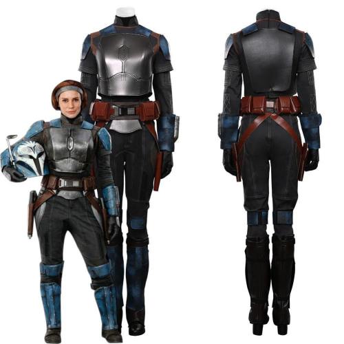 The Mandalorian S2 Bo-Katan Kryze Top Vest Pants Outfits Halloween Carnival Suit Cosplay Costume