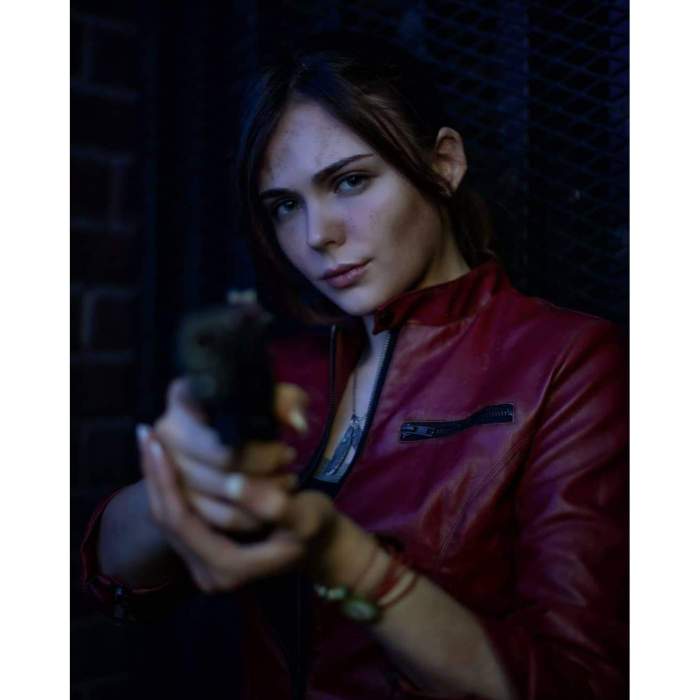 Video Game Resident Evil 2 Remake Claire Redfield Outfit Cosplay Costume