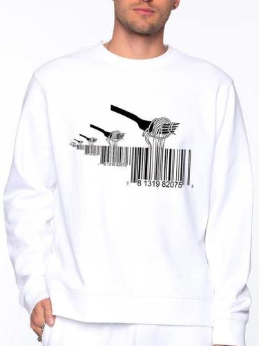 Funny Noodle Barcode Sweatshirt