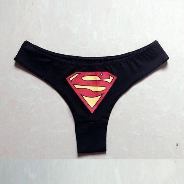 Superhero Captain America Women Underwear G-String Panties Lingerie