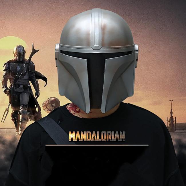 Movie Star Wars The Mandalorian Pvc Helmets Cosplay Halloween Props
