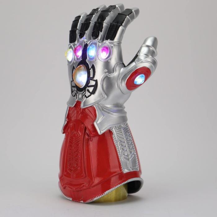 Avengers 4 Endgame Iron Man Infinity Gauntlet Hulk Cosplay Arm Thanos Latex Gloves Arms Mask Halloween Party Props