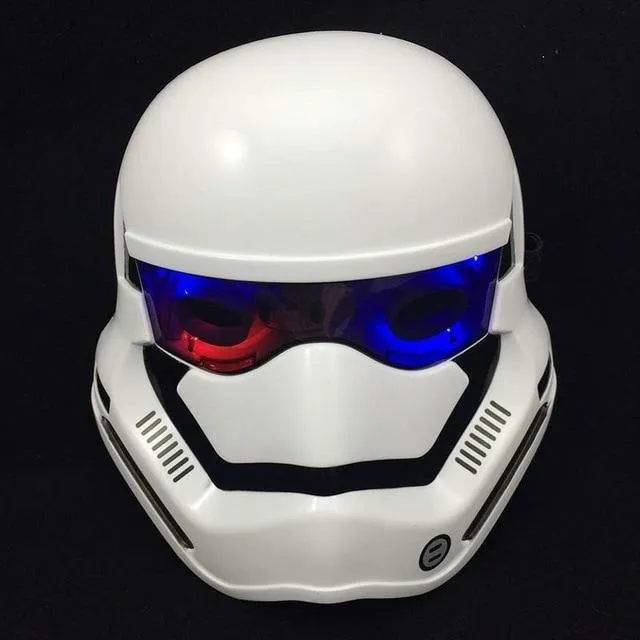 Star Wars Darth Vader Mask Empire Clone White Soldiers Luminous Mask Full Face Halloween And Christmas Mask