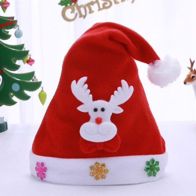 Girls Santa Summer Dress Deer Hat Baby Clothes Christmas Party Gifts