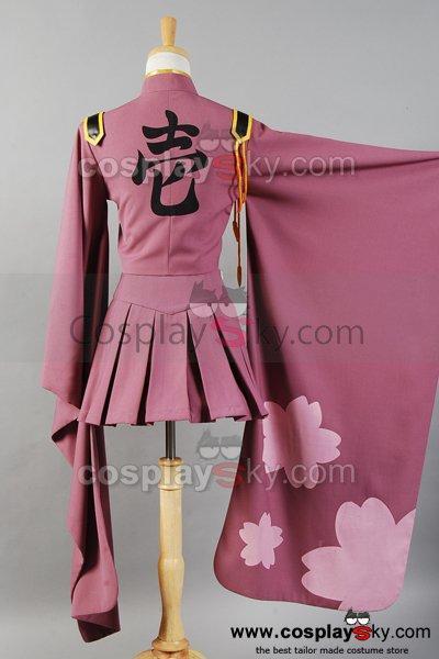 Vocaloid Senbon Sakuras Zakura Miku Cosplay Costume Uniform Dress