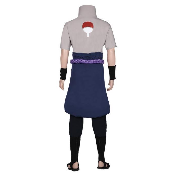 Naruto-Uchiha Sasuke Coat Pants Outfits Halloween Carnival Suit Cosplay Costume