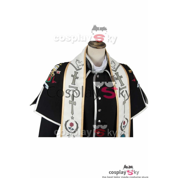 Vatican Miracle Examiner Hiraga Josef K? & Roberto Nicholas Outfit Cosplay Costume