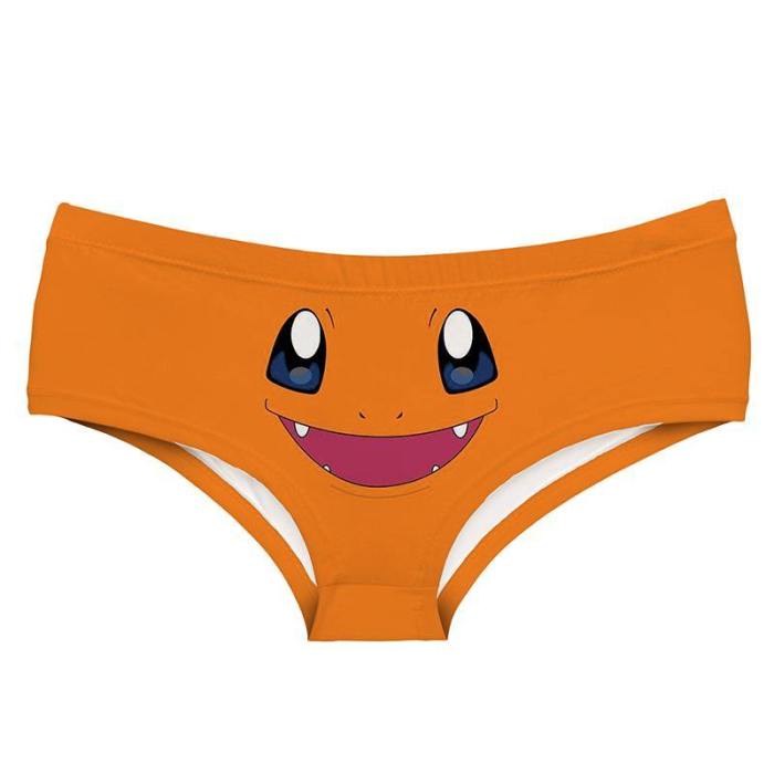 Pikachu Costume Underpants Crop Shirt Tank Tops Tee Vest Underwear Set