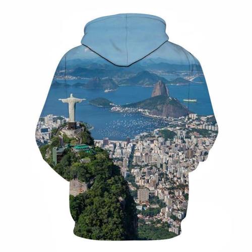 Rio De Janeiro 3D - Sweatshirt, Hoodie, Pullover