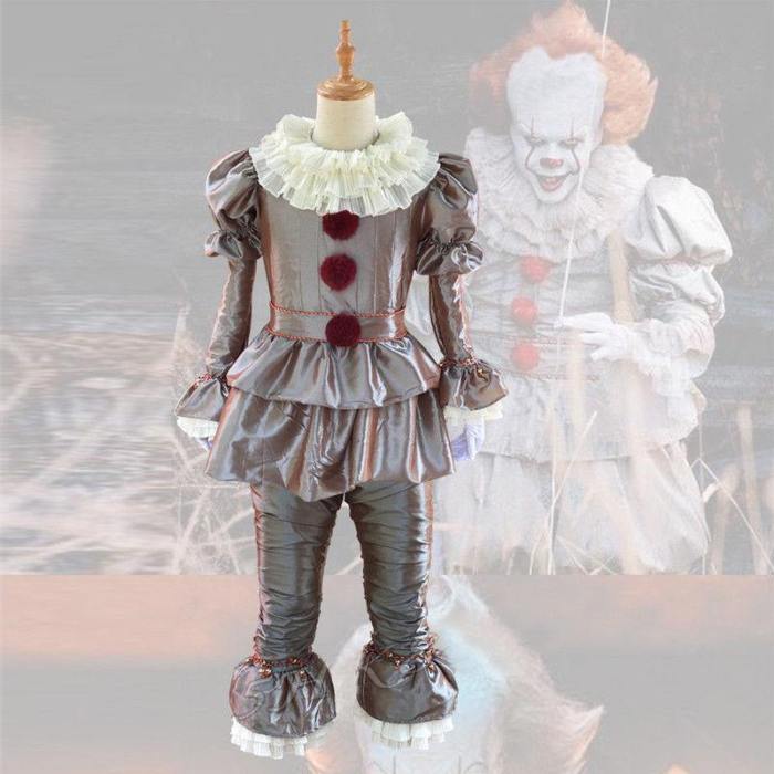 Clown Stephen King'S It Cosplay Costume Pennywise Costume Adult Men Women Halloween Costumes Outfit Suit