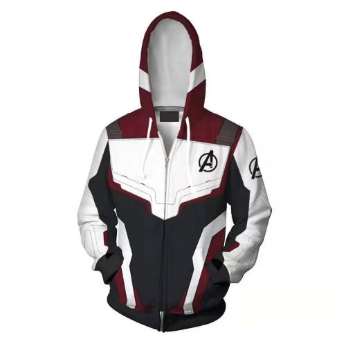 New Avengers Endgame Quantum Realm Sweatshirt Jacket Advanced Tech Hoodie Cosplay Costumes