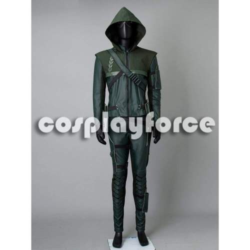 Green Arrow Season 3 Oliver Queen Cosplay Costume mp002947