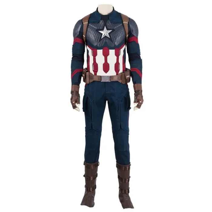 Avengers Endgame Captain America Cosplay Suits