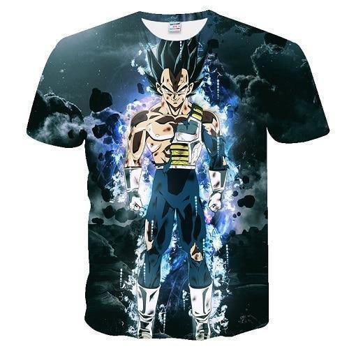 Anime Dragon Ball Z 3D Printing T-Shirt Cool Fashion Comfortable Short-Sleeved Creative Shirt