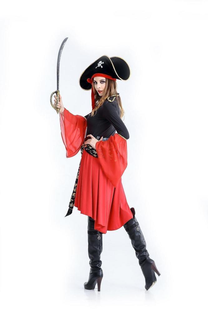 Caribbean Pirate Costume Halloween Queen Costume
