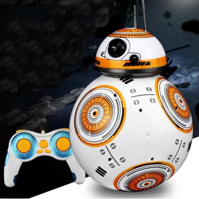 Star Wars Sound Dancing Electric Rc Robots Bb8 Small Ball 2.4G Remote Control Action Figure Kid Toys Intelligent Model Gifts