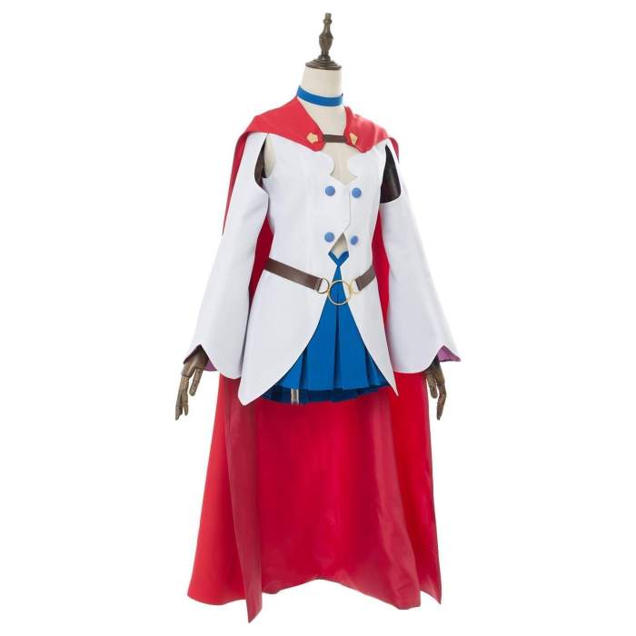 Little Witch Academia Ursula Callistis Shiny Chariot Dress Cape Cosplay Costume