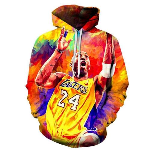 Colorful Kobe Bryant 3D - Sweatshirt, Hoodie, Pullover