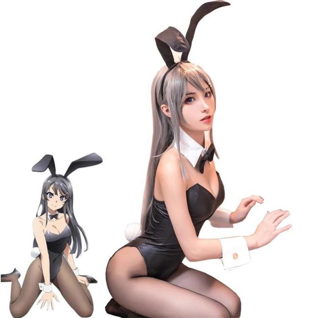 Rolecos Anime Seishun Buta Yarou Wa Bunny Girl Senpai No Yume Wo Minai Cosplay Costume Mai Sakurajima Cos Sexy Women Jumpsuit