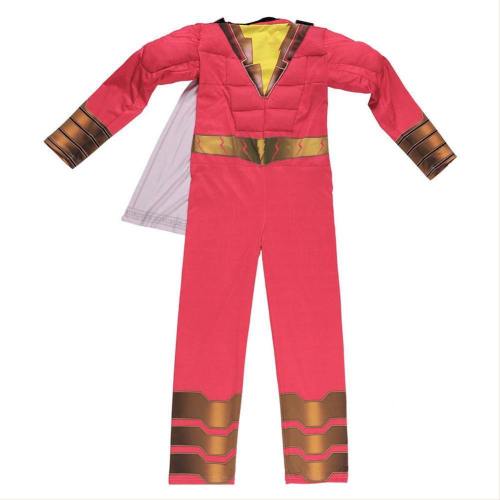 Shazam Billy Batson Cosplay Costume For Kids Boys Toddler