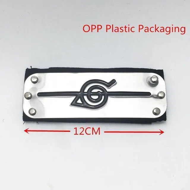 Anime Naruto Headband Leaf Village Logo Konoha Uchiha Itachi Kakashi Akatsuki Members Cosplay Costume Accessories