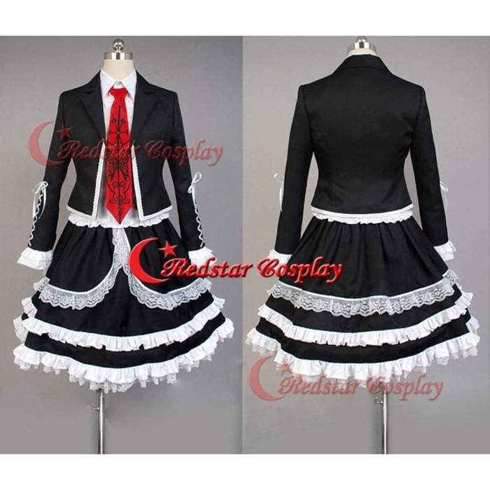Danganronpa Celestia Ludenberg Halloween Cosplay Costume Party Dress Outfit Suit