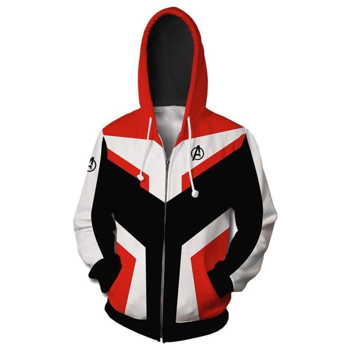 Avengers 4 Final Battle Quantum Warrior White Quantum Realm Suit 3D Sweatshirt