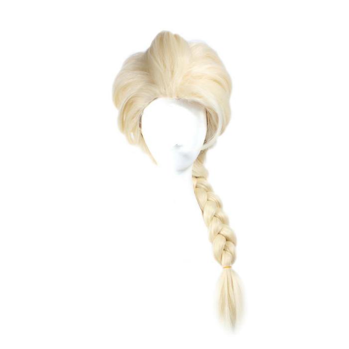 Frozen Princess Elsa Anna Girl Wig Halloween Cosplay Hair