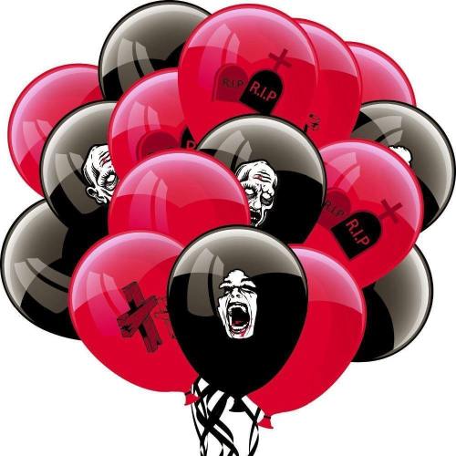 Halloween Decoration Balloons Party Latex Ghost Balloons Trick Or Treat Zombie