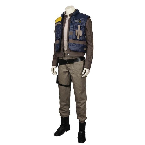 Star Wars Captain Cassian Andor Suit Halloween Party Men Cosplay Costume