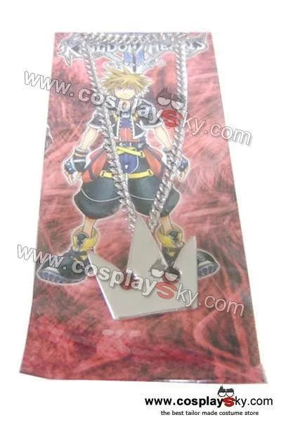 Kingdom Hearts Sora'S Crown & Roxas'S Cross Necklaces