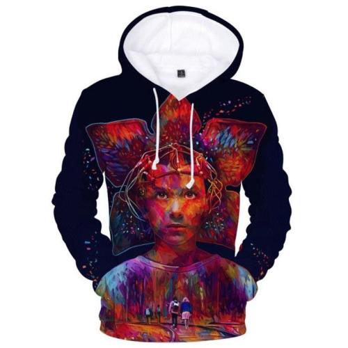 Unisex Stranger Things 3D Hoodie Sweatshirt Pullover