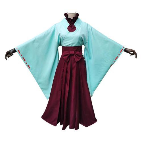 Jibaku Shounen Hanako Kun Toilet-Bound Hanako-Kun Akane Aoi Halloween Women Haori Kimono Dress Cosplay Costume