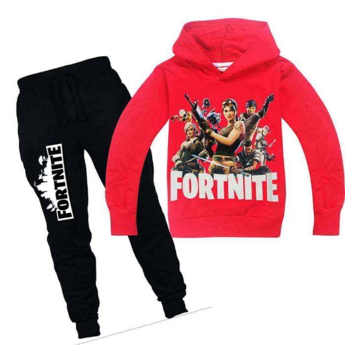 Fortnite Clothing Kids Hoodies And Top With Pants Sets