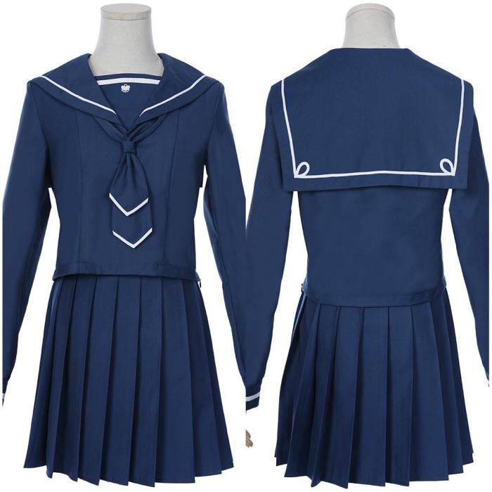 Houkago Teibou Nisshi/Diary Of Our Days At The Breakwater Hina Tsurugi Jk Uniform Sailor Suit Cosplay Costume
