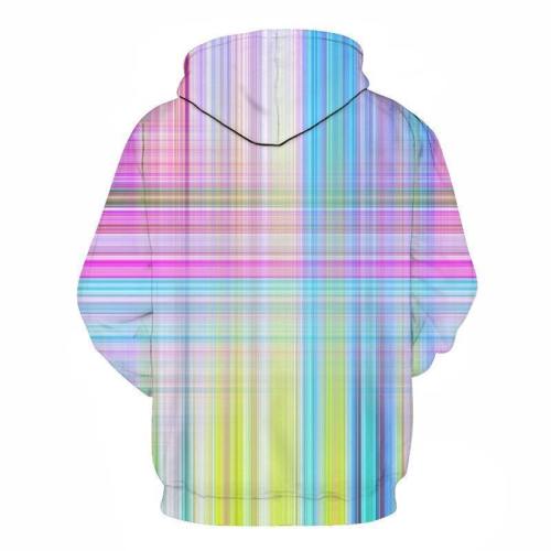 Colorful Lines 3D - Sweatshirt, Hoodie, Pullover